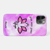 BODY MIND SPIRIT YOGA Meditatie Aasana Case-Mate iPhone Case (Achterkant (horizontaal))