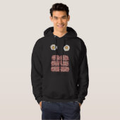 Body of BACON with Eggs  Funny Fitness Keto Diet a Hoodie (Voorkant volledig)
