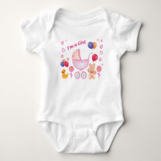 "Body-pakjes voor meisjes" Romper (Voorkant)