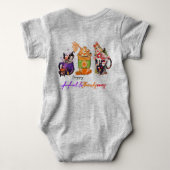 Body Para Bebé new baby born, custom baby name Romper (Achterkant)