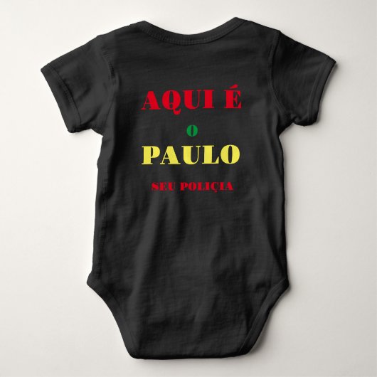 BODY PARA BEBE (PAULO PLINIO) ROMPER (Achterkant)