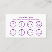 Body Piercing Loyalty Visitekaartje (Voorkant)