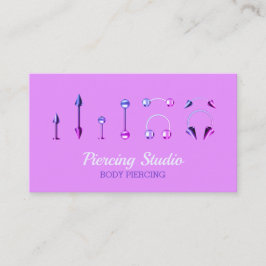 Body Piercing Studio elegant Visitekaartje