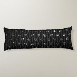 Body Pillow Black Sparkley Jewels Lichaamskussen