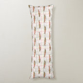 Body Pillow - Chinook Salmon op Pset Lichaamskussen (Achterkant (Verticaal))