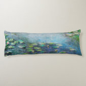 Body Pillow Claude Monet Waterlily Fine Art Lichaamskussen (Achterkant)