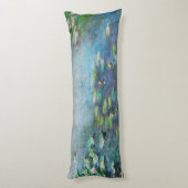 Body Pillow Claude Monet Waterlily Fine Art Lichaamskussen (Achterkant (Verticaal))