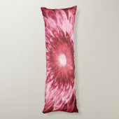 Body Pillow Fantasy Bloemen Rood Lichaamskussen (Achterkant (Verticaal))