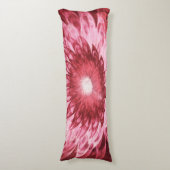Body Pillow Fantasy Bloemen Rood Lichaamskussen (Voorkant Verticaal)