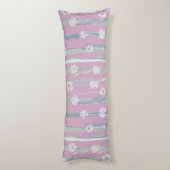 Body Pillow – Gingham Orchard Lichaamskussen (Achterkant (Verticaal))
