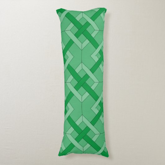 Body Pillow - Interwoven Diamonds Lichaamskussen (Voorkant Verticaal)