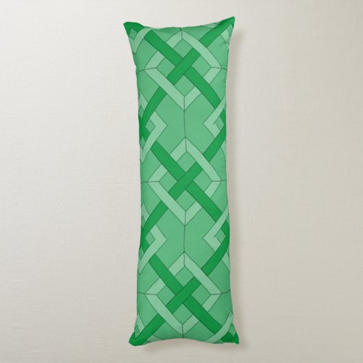 Body Pillow - Interwoven Diamonds Lichaamskussen (Achterkant (Verticaal))
