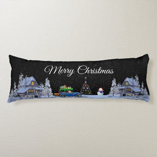 Body Pillow Merry-kerst Pillow Lichaamskussen (Voorkant)