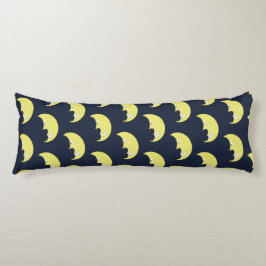 Body Pillow with Smiling Moon Pattern Lichaamskussen