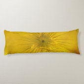 Body Pillow Yellow Bokeh Flower Lichaamskussen (Achterkant)