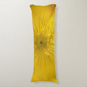 Body Pillow Yellow Bokeh Flower Lichaamskussen (Voorkant Verticaal)