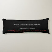 Body Pillows | Modern | Floral | Custom Lichaamskussen (Achterkant)