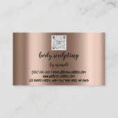 Body Sclupting Care Logo QR Gold Bikini Visitekaartje