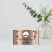 Body Sclupting Care Logo QR Gold Bikini Visitekaartje