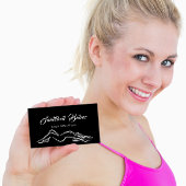 Body Sculpting Beauty Custom Logo Massage Studio Visitekaartje