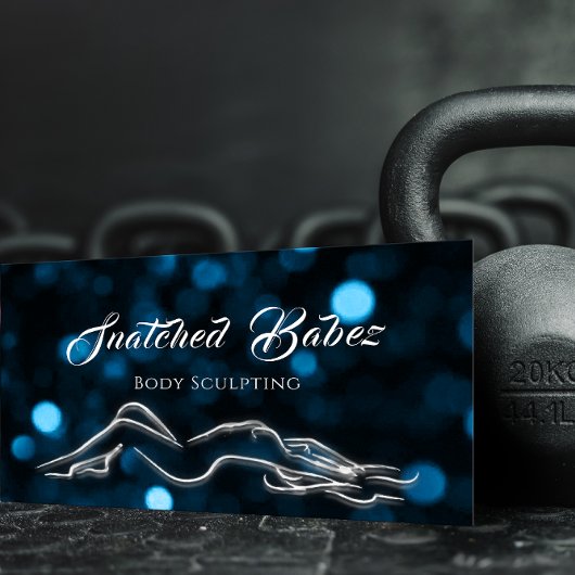 Body Sculpting Beauty Gold Logo Massage Studio Visitekaartje