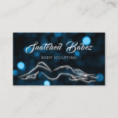 Body Sculpting Beauty Gold Logo Massage Studio Visitekaartje (Voorkant)
