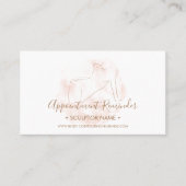 Body sculpting contouring spa afspraakkaarten visitekaartje (Voorkant)