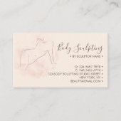 Body Sculpting Post Pre Treatment Care Visitekaartje (Voorkant)