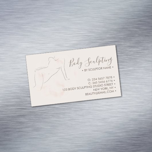 Body sculpting Treatment Care Magnetisch Visitekaartje (Voorbeeld)