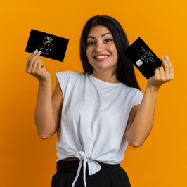 Body Shaping Sculpting Massage Gold Logo QR-code Visitekaartje