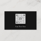 Body Shaping Sculpting Massage Goud Logo QR Zwart Visitekaartje (Achterkant)