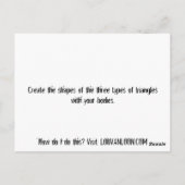 Body Smart - Creëer lichaamsvormen Briefkaart (Achterkant)