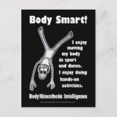 Body Smart - Creëer lichaamsvormen Briefkaart (Voorkant)