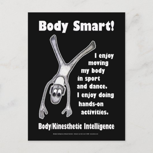 Body Smart - Creëer lichaamsvormen Briefkaart (Voorkant)
