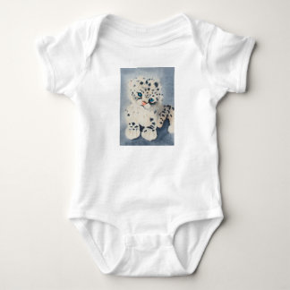 Body Snow Leopard for a baby Romper