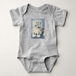 Body Snow Leopard for a baby Romper