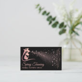 Body Tan Spray Roze Goud Visitekaartje (Staand voorkant)
