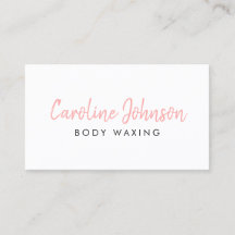 Body Waxing Wax Boutique Chalk Tekst Eenvoudig