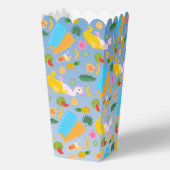 Bodyboard jongen leuk strand verjaardagsfeest bedankdoosjes (Achterkant)