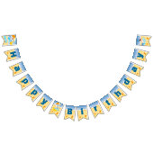 Bodyboard jongen strand Verjaardagsfeest Vlaggetjes (Alle)