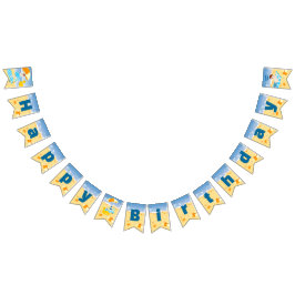 Bodyboard jongen strand Verjaardagsfeest Vlaggetjes