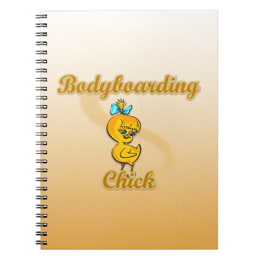Bodyboarding Chick Notitieboek (Voorkant)