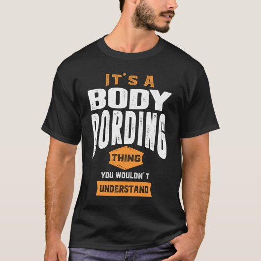 Bodyboarding Thding T-shirt (Voorkant)