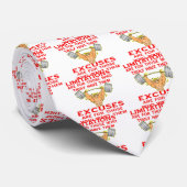 Bodybuilder Beperkingen vs. Excuses Stropdas (Opgerold)