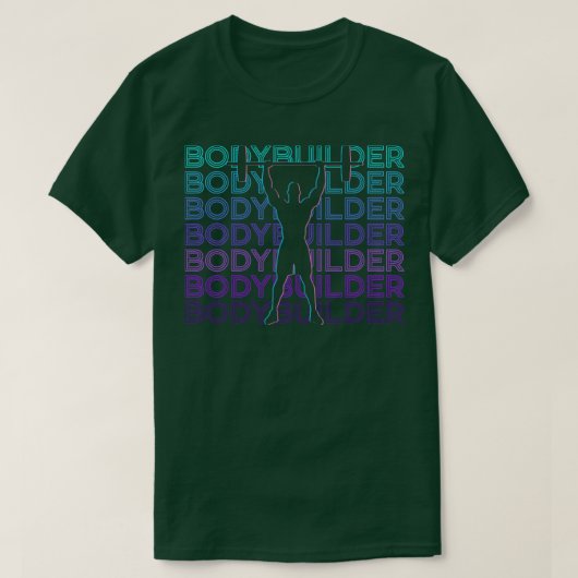 Bodybuilder: Bodybuilding Retro Gift T-shirt (Design voorkant)