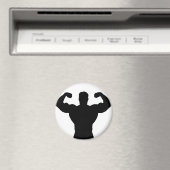 bodybuilder buigspieren magneet (Insitu (Vaatwasser))