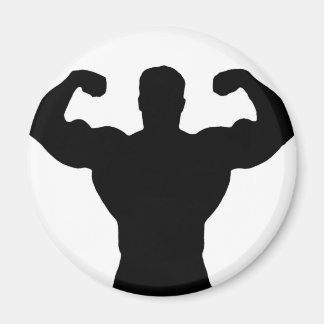 bodybuilder buigspieren magneet