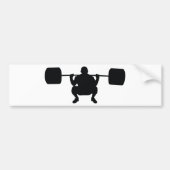 Bodybuilder Bumpersticker (Voorkant)