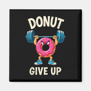Bodybuilder Donut Geef Humor Gym Workout Joke M Magneet