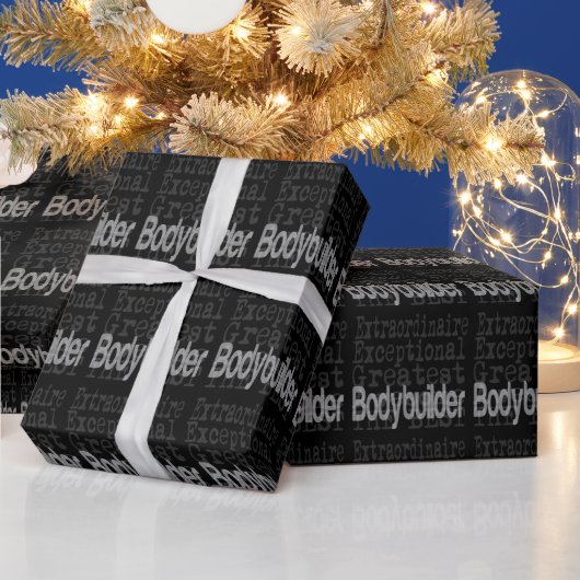 Bodybuilder Extraordinaire Cadeaupapier (Feestdagen)